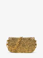 Michael Kors Collection Goldie Metallic Brocade Shoulder Bag
