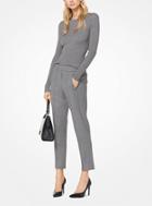 Michael Kors Collection Stretch Tropical Wool Pants
