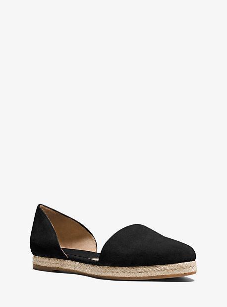 Michael Kors Collection Corey Suede Flat