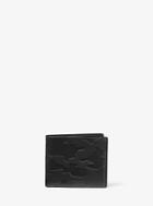 Michael Kors Mens Odin Embossed Leather Zip-around Wallet