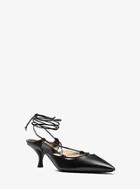 Michael Kors Collection Somers Runway Calf Leather Lace-up Pump