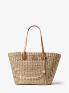 Michael Michael Kors Malibu Woven Straw Tote