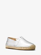 Michael Kors Collection Laticia Metallic Leather Espadrille