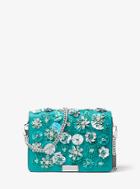 Michael Michael Kors Jade Floral Sequined Leather Clutch