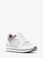 Michael Michael Kors Billie Mesh And Leather Sneaker