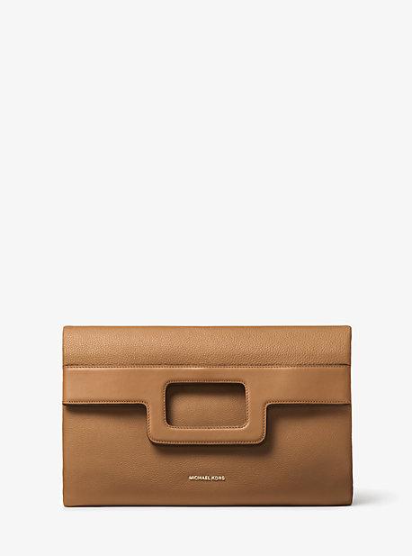 Michael Michael Kors Gwen Leather Fold-over Tote