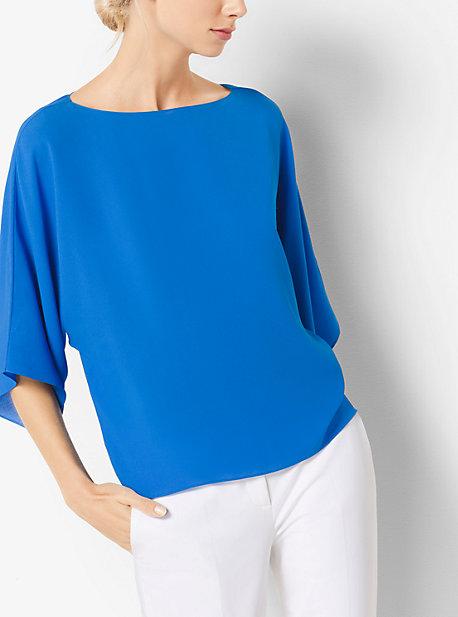 Michael Kors Collection Silk-georgette Tunic