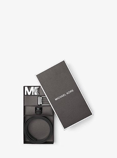 Michael Kors Mens Four-in-one Logo Belt Box Set