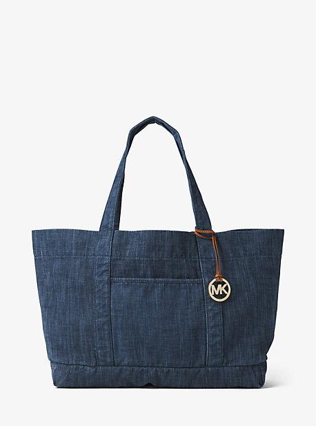 Michael Michael Kors Extra-large Denim Tote