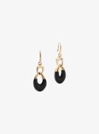 Michael Kors Gold-tone And Acetate Chain-link Drop Earrings