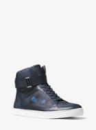 Michael Kors Mens Anthony Painterly Camo High-top Sneaker