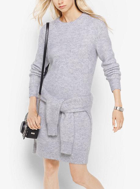 Michael Michael Kors Mohair Ribbed Sweater Dress
