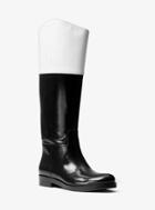 Michael Kors Collection Blanche Color-block Leather Boot