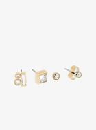 Michael Kors Gold-tone Mix-and-match Stud Earrings