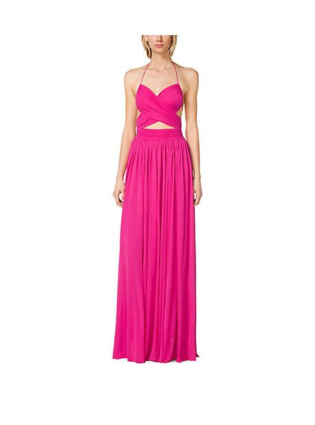 Michael Kors Collection Matte-jersey Cutout Maillot Gown