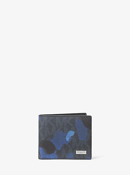 Michael Kors Mens Jet Set Painterly Camo Billfold Wallet