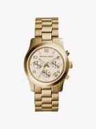 Michael Kors Runway Gold-tone Chronograph Watch