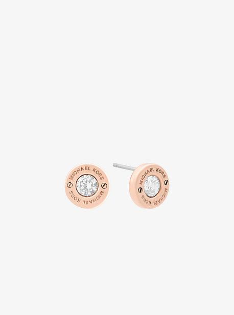 Michael Kors Rose Gold-tone Stud Earrings