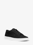 Michael Michael Kors Desi Woven Leather Sneaker