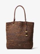 Michael Kors Collection Santorini Raffia Tote
