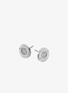 Michael Kors Pave Silver-tone Stud Earrings