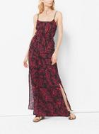 Michael Michael Kors Printed Off-the-shoulder Dress