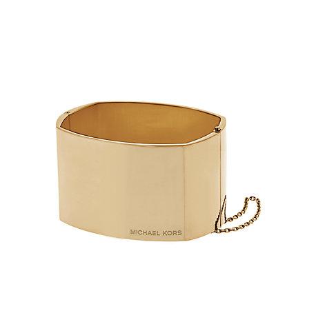 Michael Kors Gold-tone Logo Bangle