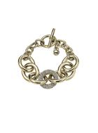 Michael Kors Pave Chain-link Toggle Bracelet