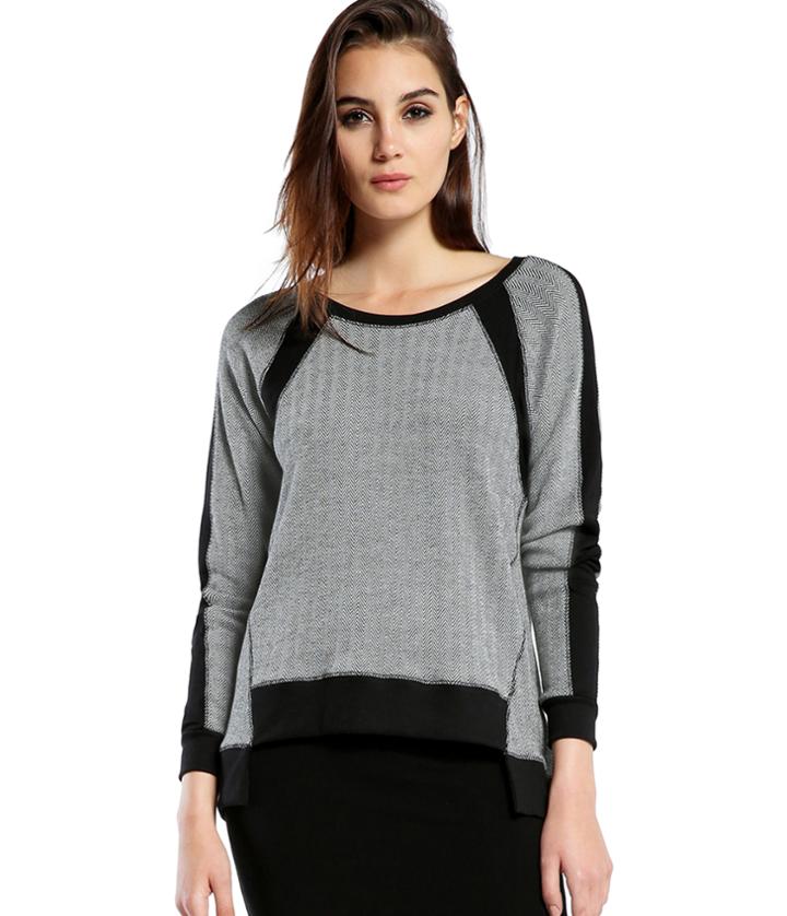 Michael Stars Elevated French Terry Hiow Sweatshirt