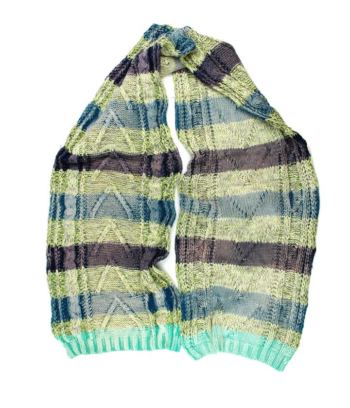 Michael Stars Washed Out Rugby Scarf