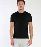 Michael Stars California Slub Short Sleeve Henley