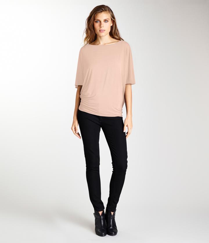 Michael Stars Elb Slv Dolman Boatneck Top