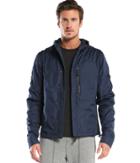 Michael Stars Nylon Hooded Snap Front Jacket