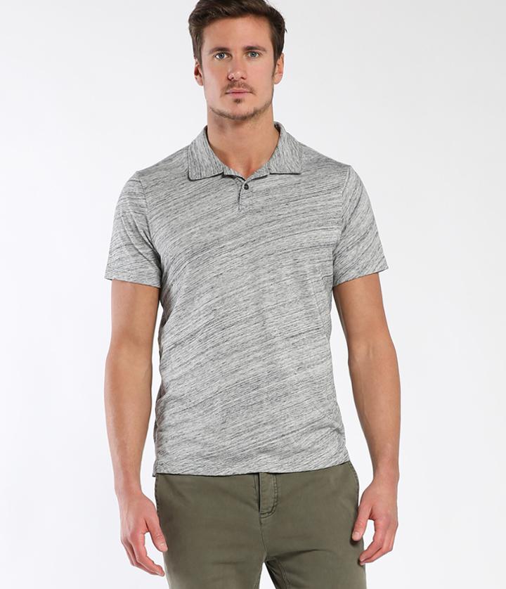 Michael Stars Short Sleeve Marble Polo