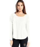 Michael Stars Luxe Slub Raglan Dolman Sleeve Tee