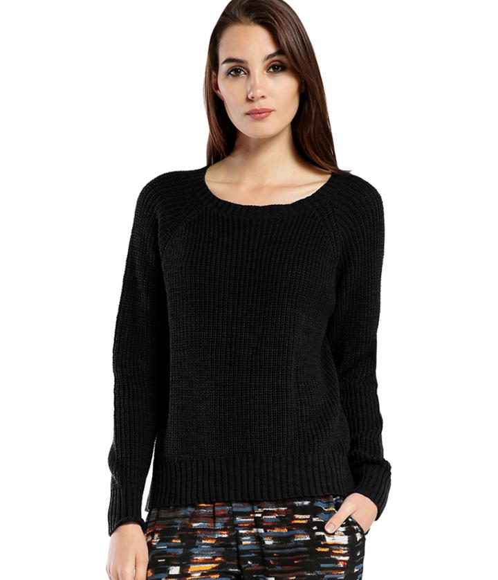 Michael Stars Cotton Slub Reversible Sweater With Zipper
