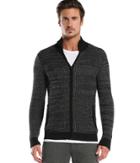 Michael Stars Space Dye Zip Up Cardigan