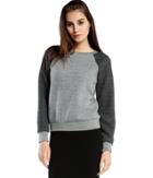 Michael Stars Quilted Raglan Sweatshirt