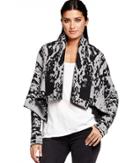 Michael Stars Long Sleeve Reversible And Convertible Cardigan