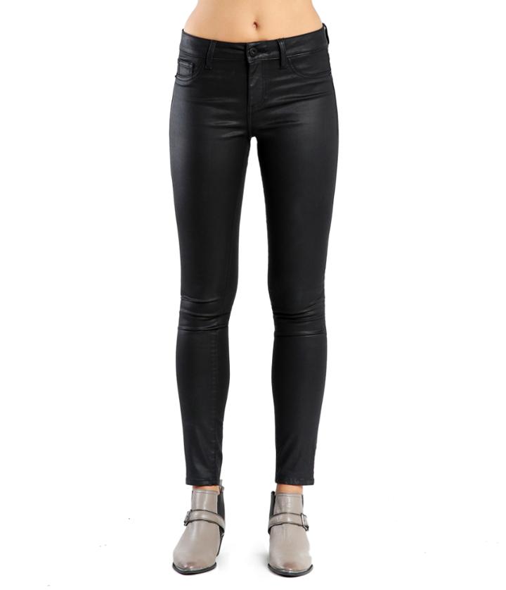 Michael Stars Dl1961 Florence Coated Jean Nero Wash