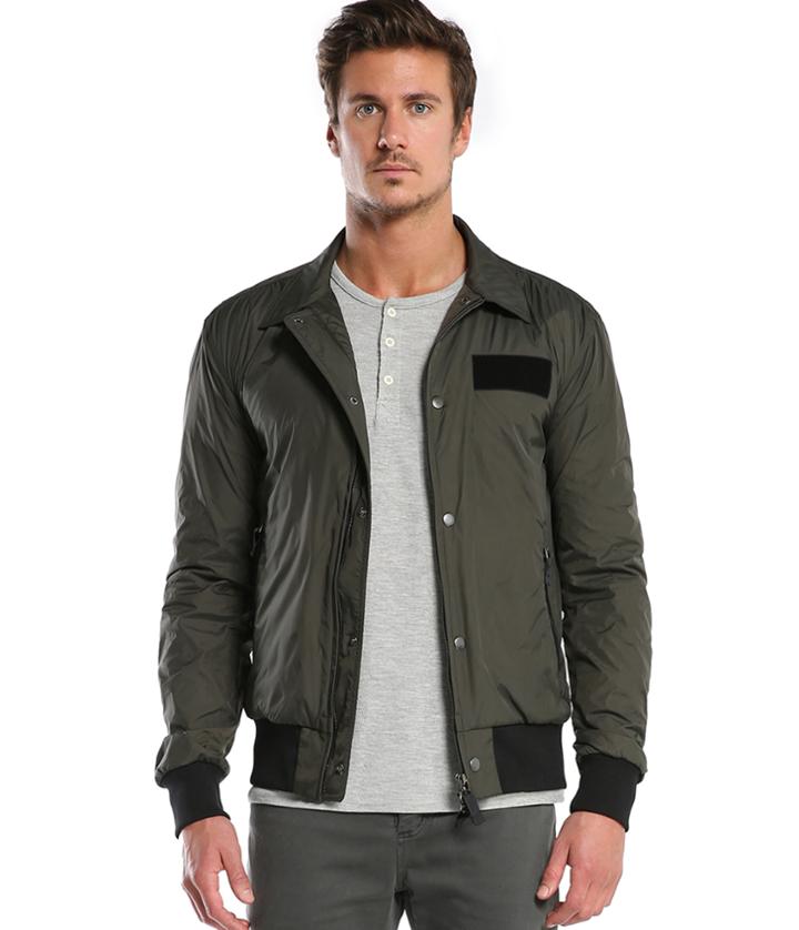 Michael Stars Nylon Bomber Jacket