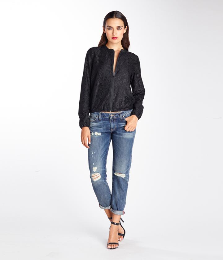 Michael Stars Scallop Lace Jacket