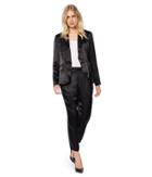 Michael Stars Crepe Back Satin Blazer