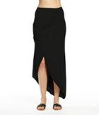 Michael Stars Draped Skirt With Asymmetrical Hem