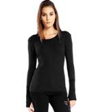 Michael Stars Raw Edge Thermal Crew Neck