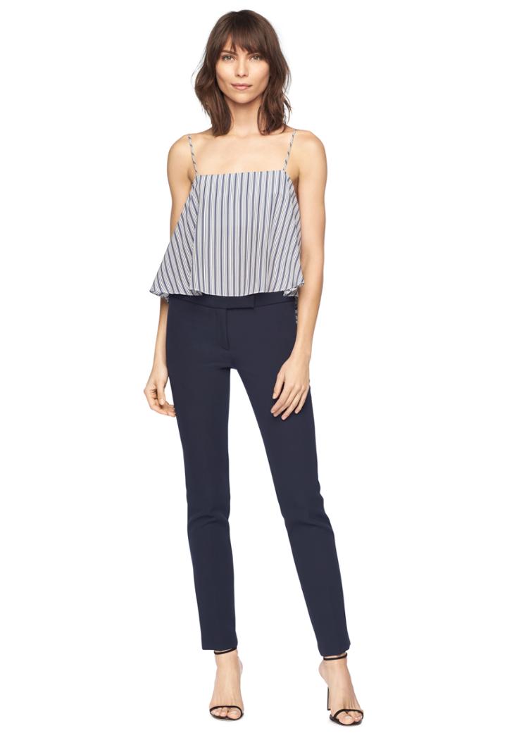 Milly Cigarette Pant - Navy