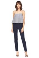 Milly Cigarette Pant - Navy
