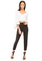 Milly Stretch Crepe High Waisted Pant