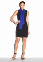 Milly Silk Gift Scarf - Cobalt Blue