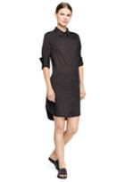 Milly Long Sleeve Shirtdress - Black